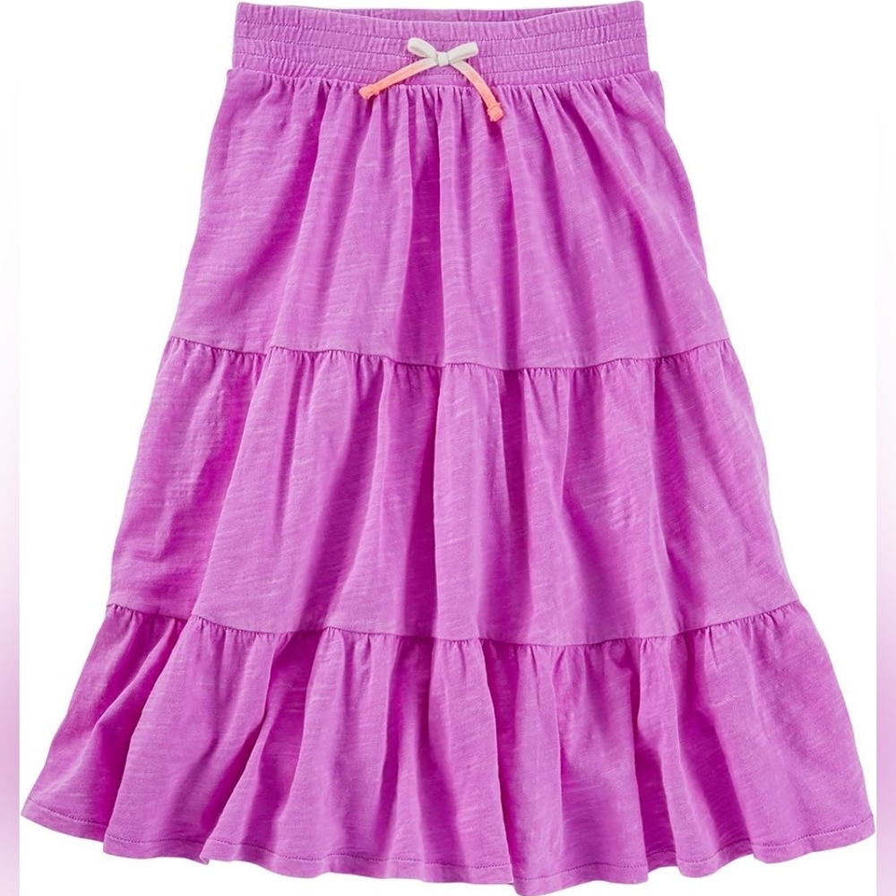 OshKosh Girl Neon Tiered Maxi Skirt 3T